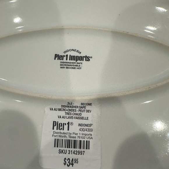 Bunny Platter , new with tags, never used - Picture 7 of 8